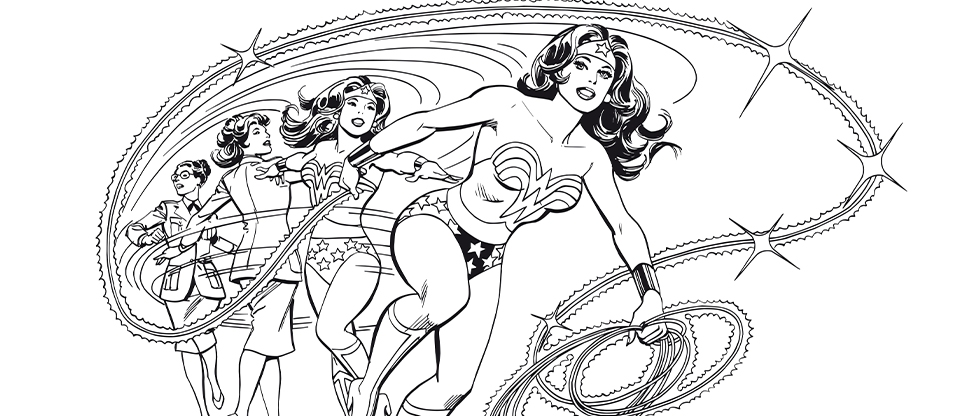 Coloriage Wonder Womanurban Comics